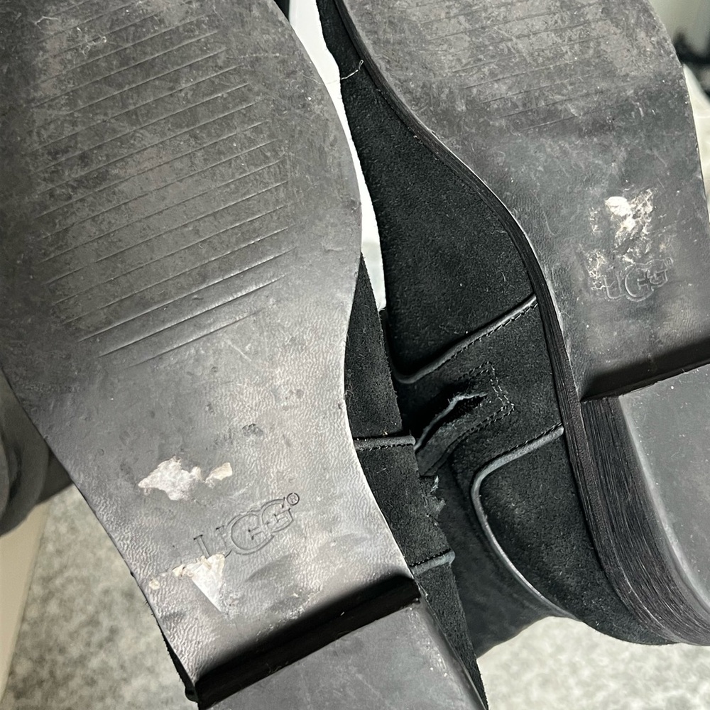 Ugg suede black tall boots - Picture 3 of 4